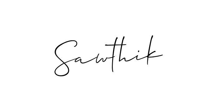 if you are searching for the best signature style for your name Sawthik. so please give up your signature search. here we have designed multiple signature styles  using Allison_Script. Sawthik signature style 2 images and pictures png