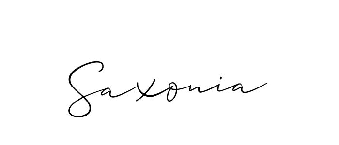 The best way (Allison_Script) to make a short signature is to pick only two or three words in your name. The name Saxonia include a total of six letters. For converting this name. Saxonia signature style 2 images and pictures png