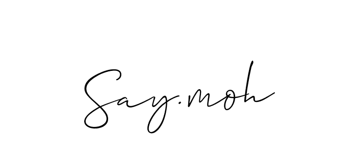 This is the best signature style for the Say.moh name. Also you like these signature font (Allison_Script). Mix name signature. Say.moh signature style 2 images and pictures png