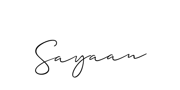 How to Draw Sayaan signature style? Allison_Script is a latest design signature styles for name Sayaan. Sayaan signature style 2 images and pictures png