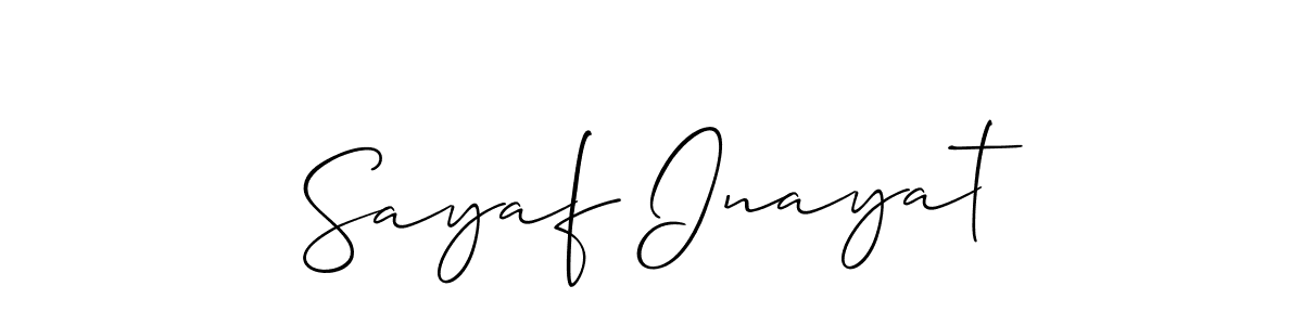 You can use this online signature creator to create a handwritten signature for the name Sayaf Inayat. This is the best online autograph maker. Sayaf Inayat signature style 2 images and pictures png