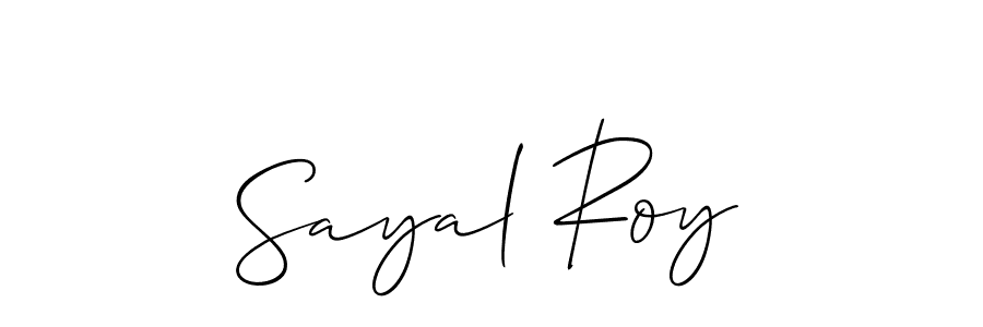 How to Draw Sayal Roy signature style? Allison_Script is a latest design signature styles for name Sayal Roy. Sayal Roy signature style 2 images and pictures png