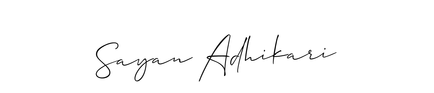 You can use this online signature creator to create a handwritten signature for the name Sayan Adhikari. This is the best online autograph maker. Sayan Adhikari signature style 2 images and pictures png