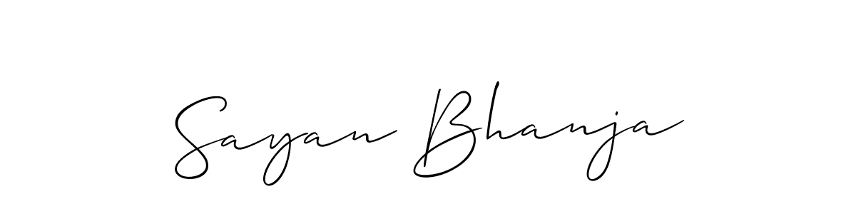 Similarly Allison_Script is the best handwritten signature design. Signature creator online .You can use it as an online autograph creator for name Sayan Bhanja. Sayan Bhanja signature style 2 images and pictures png