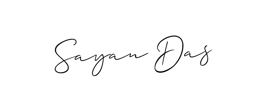 Sayan Das stylish signature style. Best Handwritten Sign (Allison_Script) for my name. Handwritten Signature Collection Ideas for my name Sayan Das. Sayan Das signature style 2 images and pictures png