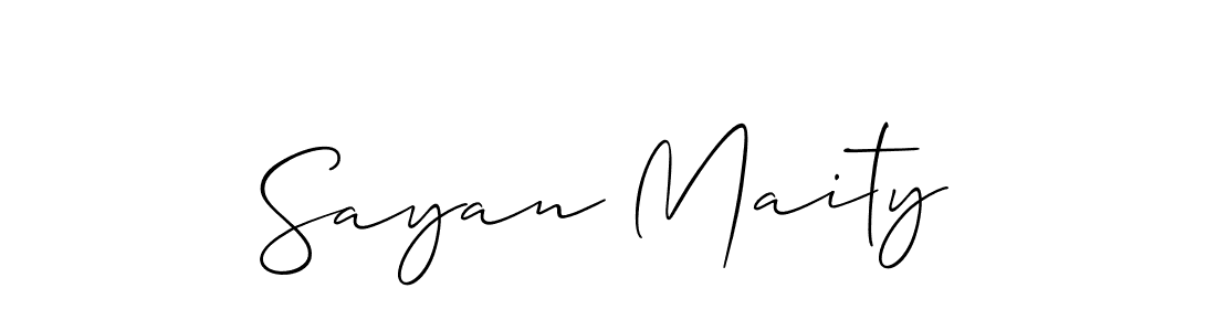 Once you've used our free online signature maker to create your best signature Allison_Script style, it's time to enjoy all of the benefits that Sayan Maity name signing documents. Sayan Maity signature style 2 images and pictures png