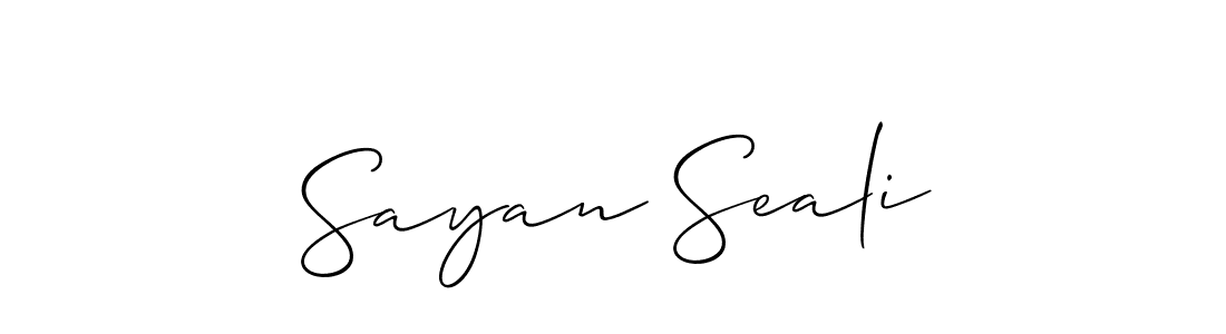 Once you've used our free online signature maker to create your best signature Allison_Script style, it's time to enjoy all of the benefits that Sayan Seali name signing documents. Sayan Seali signature style 2 images and pictures png
