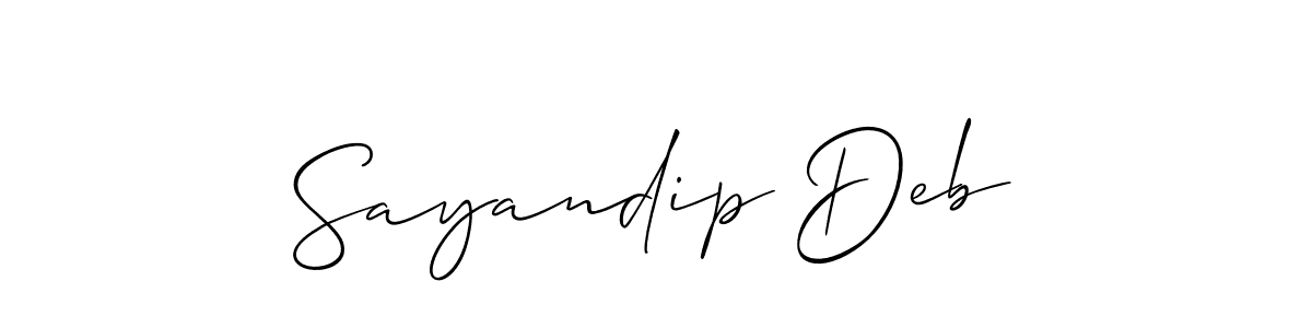 Make a beautiful signature design for name Sayandip Deb. Use this online signature maker to create a handwritten signature for free. Sayandip Deb signature style 2 images and pictures png