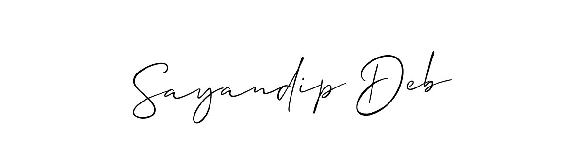 Make a beautiful signature design for name Sayandip Deb. Use this online signature maker to create a handwritten signature for free. Sayandip Deb signature style 2 images and pictures png