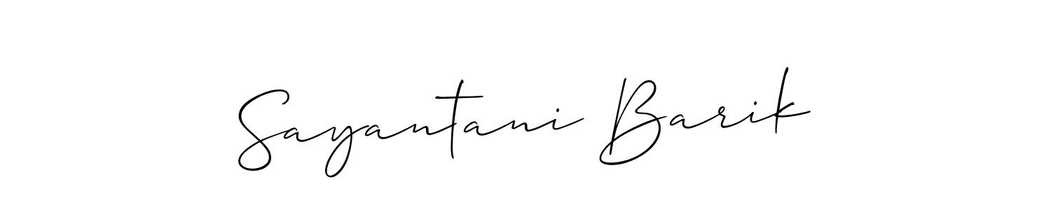 Make a beautiful signature design for name Sayantani Barik. Use this online signature maker to create a handwritten signature for free. Sayantani Barik signature style 2 images and pictures png