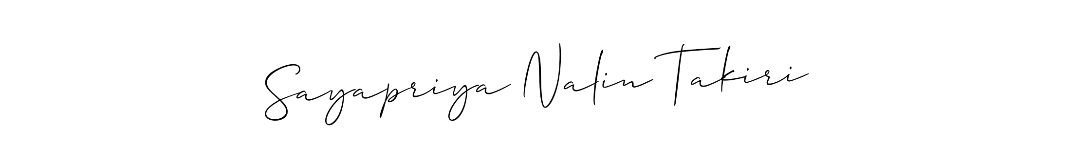 Best and Professional Signature Style for Sayapriya Nalin Takiri. Allison_Script Best Signature Style Collection. Sayapriya Nalin Takiri signature style 2 images and pictures png