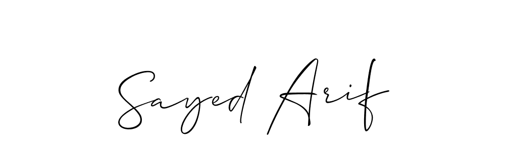 See photos of Sayed Arif official signature by Spectra . Check more albums & portfolios. Read reviews & check more about Allison_Script font. Sayed Arif signature style 2 images and pictures png