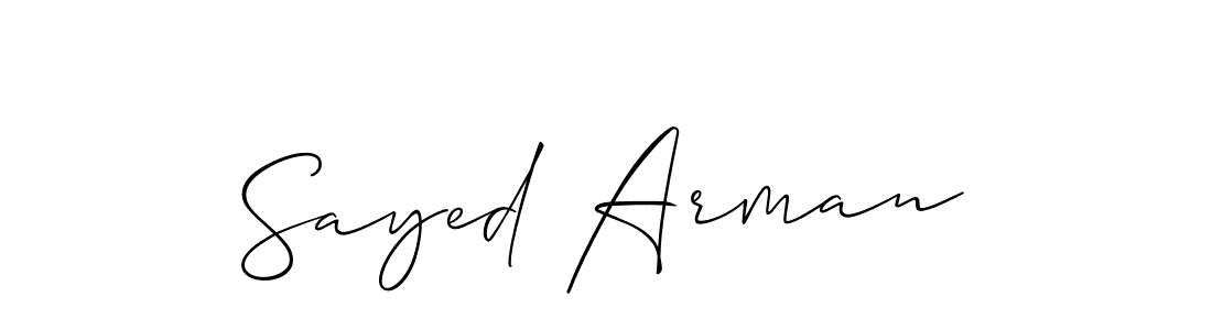 Also You can easily find your signature by using the search form. We will create Sayed Arman name handwritten signature images for you free of cost using Allison_Script sign style. Sayed Arman signature style 2 images and pictures png