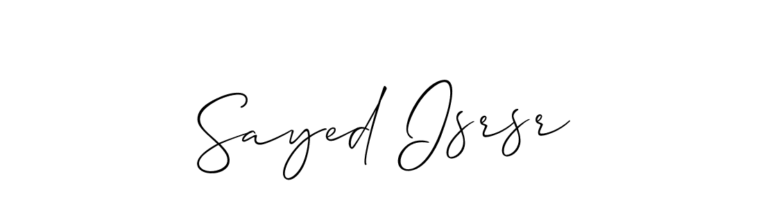 Make a beautiful signature design for name Sayed Isrsr. Use this online signature maker to create a handwritten signature for free. Sayed Isrsr signature style 2 images and pictures png