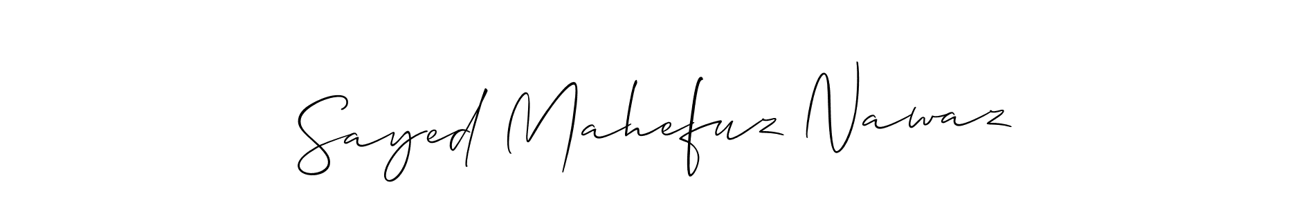 See photos of Sayed Mahefuz Nawaz official signature by Spectra . Check more albums & portfolios. Read reviews & check more about Allison_Script font. Sayed Mahefuz Nawaz signature style 2 images and pictures png