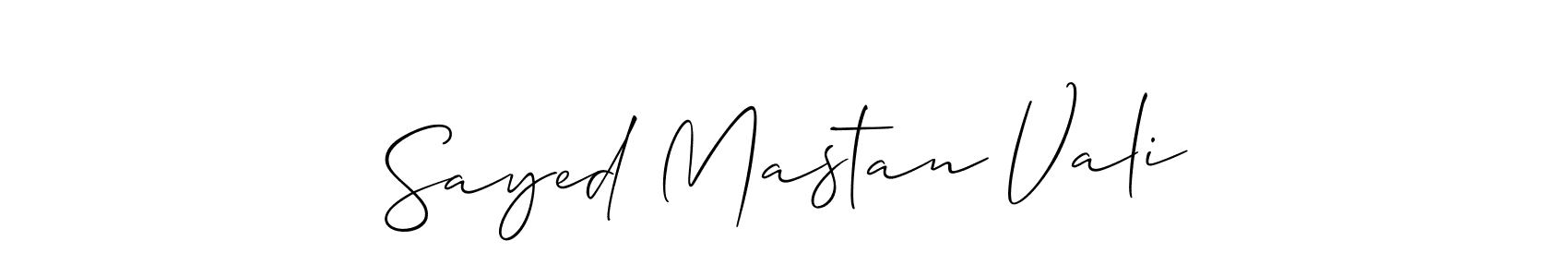 You can use this online signature creator to create a handwritten signature for the name Sayed Mastan Vali. This is the best online autograph maker. Sayed Mastan Vali signature style 2 images and pictures png