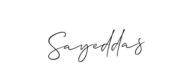 The best way (Allison_Script) to make a short signature is to pick only two or three words in your name. The name Sayeddas include a total of six letters. For converting this name. Sayeddas signature style 2 images and pictures png
