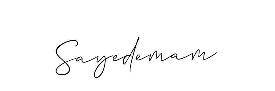 Also You can easily find your signature by using the search form. We will create Sayedemam name handwritten signature images for you free of cost using Allison_Script sign style. Sayedemam signature style 2 images and pictures png