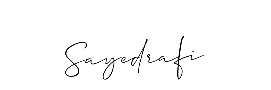 Also You can easily find your signature by using the search form. We will create Sayedrafi name handwritten signature images for you free of cost using Allison_Script sign style. Sayedrafi signature style 2 images and pictures png