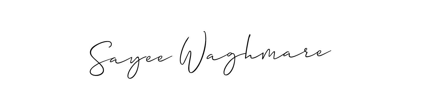 Make a beautiful signature design for name Sayee Waghmare. Use this online signature maker to create a handwritten signature for free. Sayee Waghmare signature style 2 images and pictures png