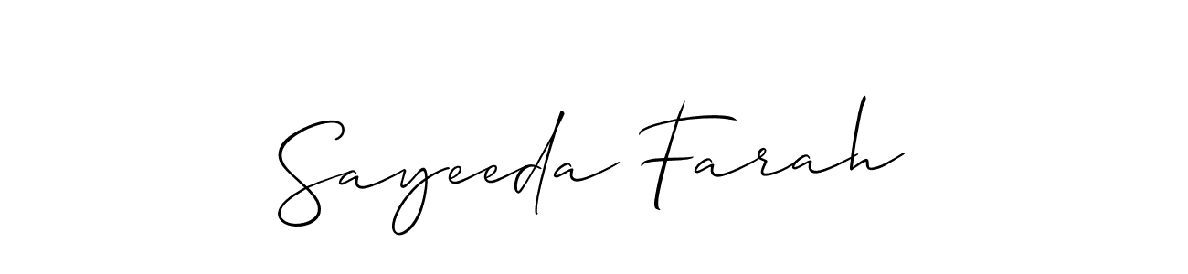 You can use this online signature creator to create a handwritten signature for the name Sayeeda Farah. This is the best online autograph maker. Sayeeda Farah signature style 2 images and pictures png