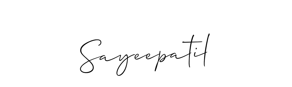 This is the best signature style for the Sayeepatil name. Also you like these signature font (Allison_Script). Mix name signature. Sayeepatil signature style 2 images and pictures png