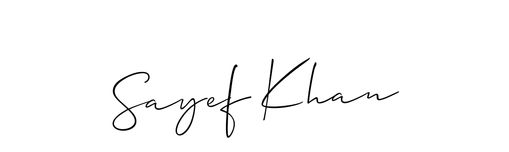 Make a beautiful signature design for name Sayef Khan. Use this online signature maker to create a handwritten signature for free. Sayef Khan signature style 2 images and pictures png