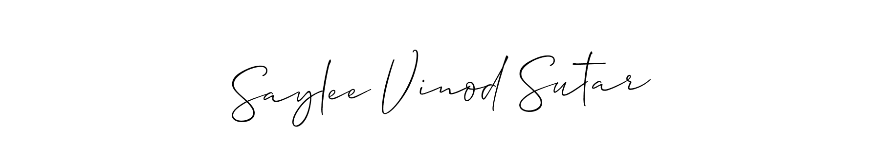 Here are the top 10 professional signature styles for the name Saylee Vinod Sutar. These are the best autograph styles you can use for your name. Saylee Vinod Sutar signature style 2 images and pictures png