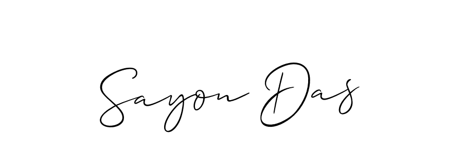 Make a short Sayon Das signature style. Manage your documents anywhere anytime using Allison_Script. Create and add eSignatures, submit forms, share and send files easily. Sayon Das signature style 2 images and pictures png