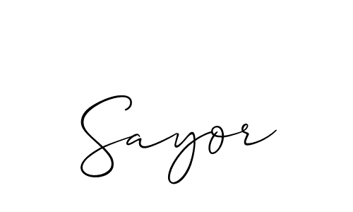 if you are searching for the best signature style for your name Sayor. so please give up your signature search. here we have designed multiple signature styles  using Allison_Script. Sayor signature style 2 images and pictures png