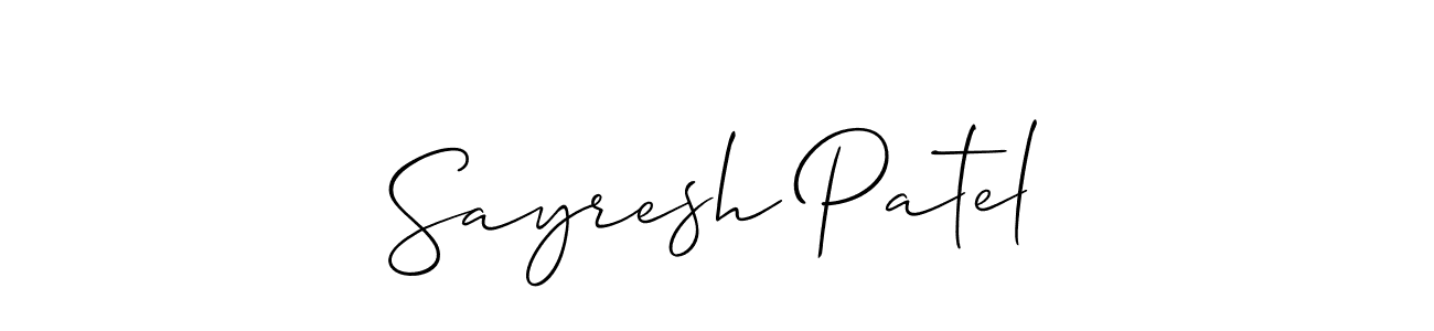 Check out images of Autograph of Sayresh Patel name. Actor Sayresh Patel Signature Style. Allison_Script is a professional sign style online. Sayresh Patel signature style 2 images and pictures png