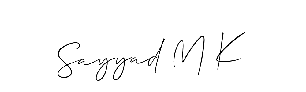 Here are the top 10 professional signature styles for the name Sayyad M K. These are the best autograph styles you can use for your name. Sayyad M K signature style 2 images and pictures png