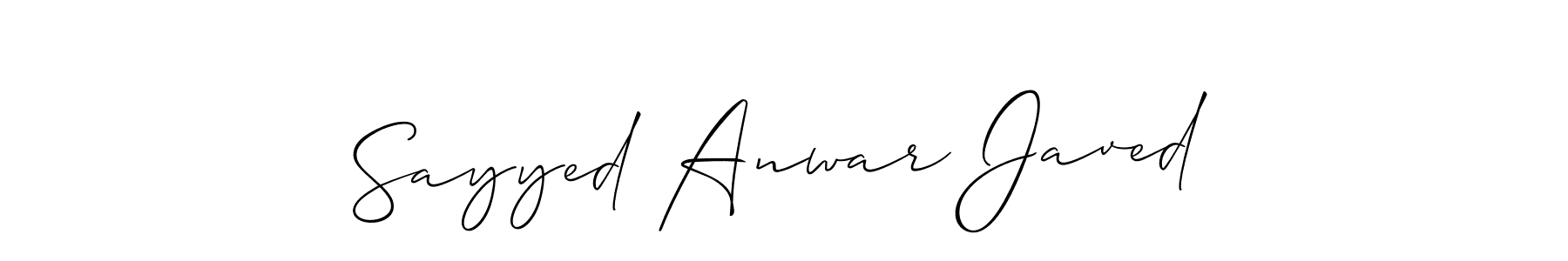 Once you've used our free online signature maker to create your best signature Allison_Script style, it's time to enjoy all of the benefits that Sayyed Anwar Javed name signing documents. Sayyed Anwar Javed signature style 2 images and pictures png