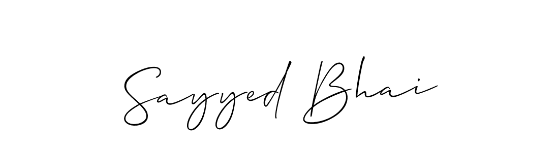 Best and Professional Signature Style for Sayyed Bhai. Allison_Script Best Signature Style Collection. Sayyed Bhai signature style 2 images and pictures png