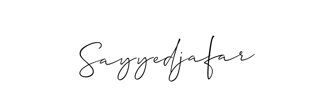 Once you've used our free online signature maker to create your best signature Allison_Script style, it's time to enjoy all of the benefits that Sayyedjafar name signing documents. Sayyedjafar signature style 2 images and pictures png