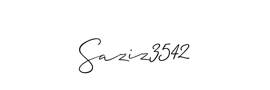 if you are searching for the best signature style for your name Saziz3542. so please give up your signature search. here we have designed multiple signature styles  using Allison_Script. Saziz3542 signature style 2 images and pictures png