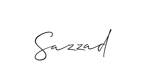 Similarly Allison_Script is the best handwritten signature design. Signature creator online .You can use it as an online autograph creator for name Sazzad. Sazzad signature style 2 images and pictures png