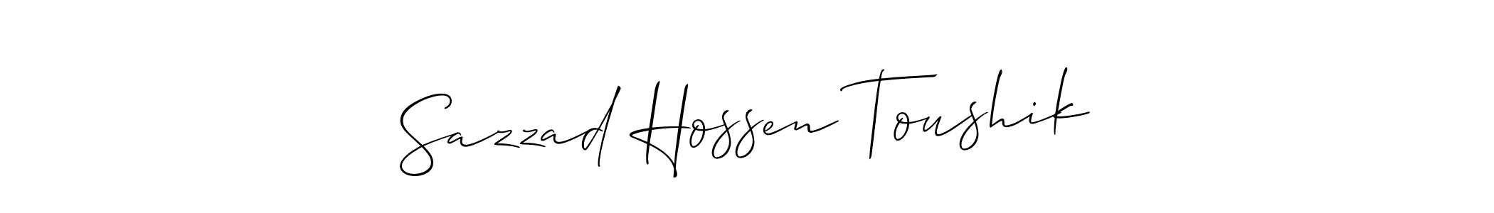 Once you've used our free online signature maker to create your best signature Allison_Script style, it's time to enjoy all of the benefits that Sazzad Hossen Toushik name signing documents. Sazzad Hossen Toushik signature style 2 images and pictures png