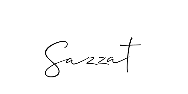 You should practise on your own different ways (Allison_Script) to write your name (Sazzat) in signature. don't let someone else do it for you. Sazzat signature style 2 images and pictures png