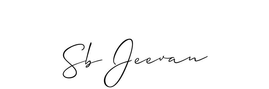 Check out images of Autograph of Sb Jeevan name. Actor Sb Jeevan Signature Style. Allison_Script is a professional sign style online. Sb Jeevan signature style 2 images and pictures png