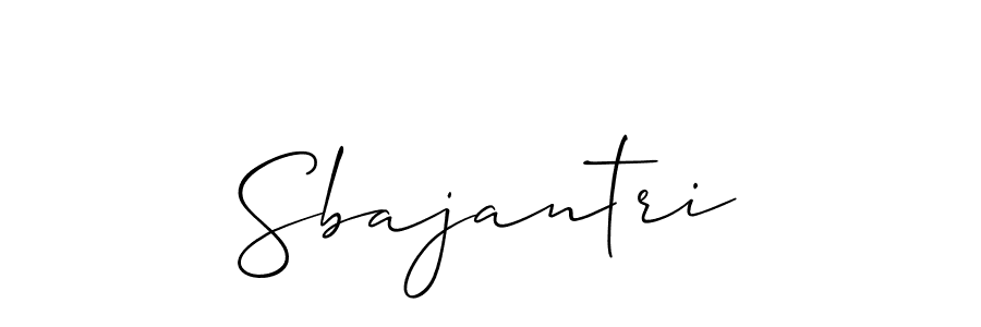How to make Sbajantri name signature. Use Allison_Script style for creating short signs online. This is the latest handwritten sign. Sbajantri signature style 2 images and pictures png