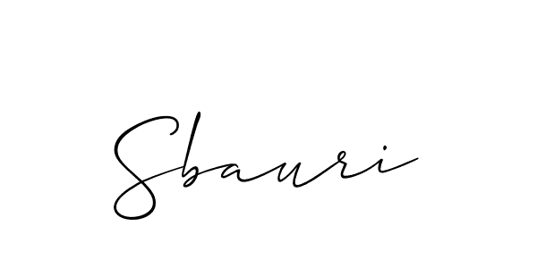 Sbauri stylish signature style. Best Handwritten Sign (Allison_Script) for my name. Handwritten Signature Collection Ideas for my name Sbauri. Sbauri signature style 2 images and pictures png