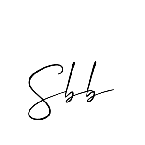 Also we have Sbb name is the best signature style. Create professional handwritten signature collection using Allison_Script autograph style. Sbb signature style 2 images and pictures png