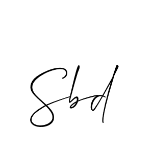 How to make Sbd name signature. Use Allison_Script style for creating short signs online. This is the latest handwritten sign. Sbd signature style 2 images and pictures png