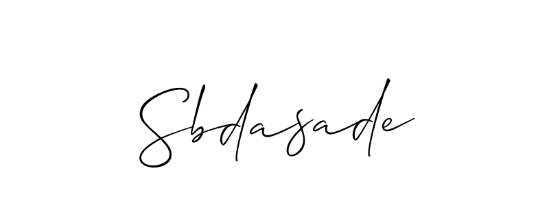 Similarly Allison_Script is the best handwritten signature design. Signature creator online .You can use it as an online autograph creator for name Sbdasade. Sbdasade signature style 2 images and pictures png