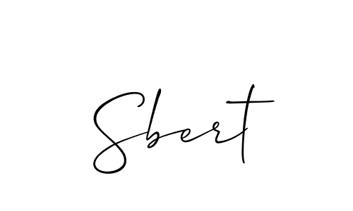 Similarly Allison_Script is the best handwritten signature design. Signature creator online .You can use it as an online autograph creator for name Sbert. Sbert signature style 2 images and pictures png