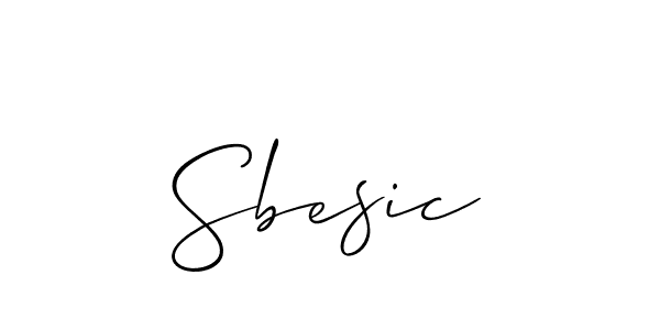 It looks lik you need a new signature style for name Sbesic. Design unique handwritten (Allison_Script) signature with our free signature maker in just a few clicks. Sbesic signature style 2 images and pictures png