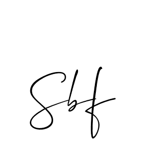 Once you've used our free online signature maker to create your best signature Allison_Script style, it's time to enjoy all of the benefits that Sbf name signing documents. Sbf signature style 2 images and pictures png