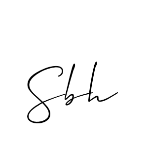 Also You can easily find your signature by using the search form. We will create Sbh name handwritten signature images for you free of cost using Allison_Script sign style. Sbh signature style 2 images and pictures png