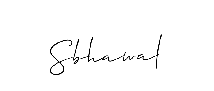 The best way (Allison_Script) to make a short signature is to pick only two or three words in your name. The name Sbhawal include a total of six letters. For converting this name. Sbhawal signature style 2 images and pictures png